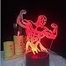 Produktbild Gym Fitness Mann 3D Lampe 7 Farbe Touch Control Schalter Lampe 3D Lampe Acryl Panel Usb Led Licht