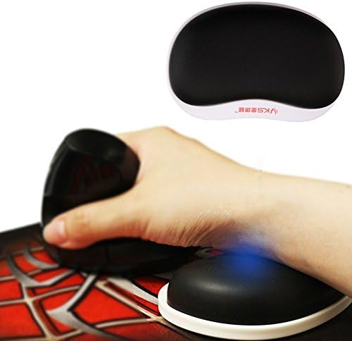 YANGHX Sliding Rotating Computer Mouse Hand Wrist Rests Support (Black)