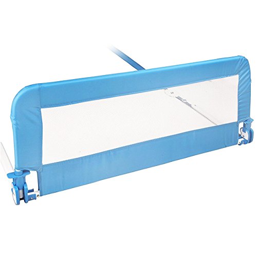 Oypla 150cm Blue Baby Child Toddler Bed Rail Safety Protection Guard