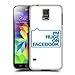 Produktbild Case Fun Case Fun I'm Huge on Facebook Snap-on Hard Back Case Cover for Samsung Galaxy S5 Mini (G800F Duos G800H)