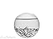 Produktbild EcoSphere Mittlere Kugel-13cm White Line Dekoratives Ökosystem, Glas/weiß, 13 x 13 x 12 cm