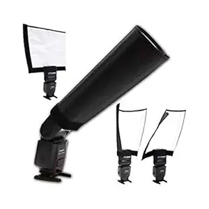 Pioner Mini Flash Diffuser Reflector for Camera Flash Bounce Card (Flash Snot)