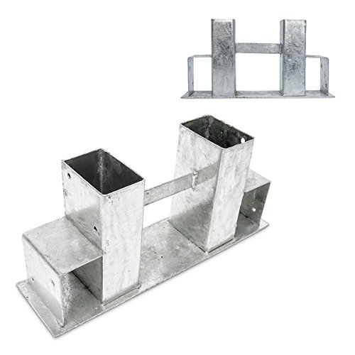 Relaxdays Holzstapelhilfe 2-er Pack für Kaminholz und Brennholz, 10017052