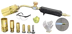 STAR SUNLITE 1Pc Heating Torch 15~65 Soldering Propane Butane Gas Flame Blow Plunber Roofing Stainless Steel Soldering Gun Flambe Torch