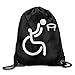 Produktbild Icndpshorts Wheelchair Basketball Drawstring Pack Beam Mouth Gym Sack Rucksack Shoulder Bags for Men & Women