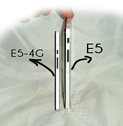 Funda de Gel Tpu Transparente de alta calidad  dibujo minions colgados  para BQ AQUARIS E5 HD y E5 4G LTE - Envio por mensajeria URGENTE