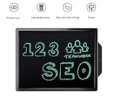 ★ Keine Kreide und kein Stift: Die elektronische Schreibtafel ist ein guter Ersatz für Papier und Whiteboard. Je nach Druck werden Linien unterschiedlicher Dicke erstellt. Es ist nur eine 3,0 V / 210 mAh Knopfbatterie (austauschbar) erforderlich.