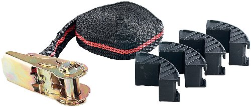 Preisvergleich Produktbild AGT Spanngurt mit 4 Schutzbacken 5 m