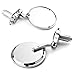 Motorcycle Chrome Plated Billet Aluminum Outside Rearview Side View Mirrors Multi Angle Adjustable Blindsight Rearview Handle Bar End Convex Universal Fit For Suzuki B-King GSF650 Bandit GSX R600 R750 R1000 Gixer / Yamaha YZF R1 R6 R6S / Honda CBR 600RR