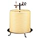 Produktbild Candle by the Hour Kerze, 144 Stunden Brenndauer, umweltfreundlich aus natürlichem Bienenwachs mit Baumwolldocht, metall, gelb, Candle