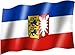 Produktbild Flagge/Fahne SCHLESWIG HOLSTEIN Staatsflagge/Landesflagge/Hissflagge mit Ösen 150x90 cm, sehr gute Qualität