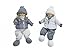 Produktbild Winterkinder Schneekinder Kantenhocker Textil 24/37 cm im 2er Set