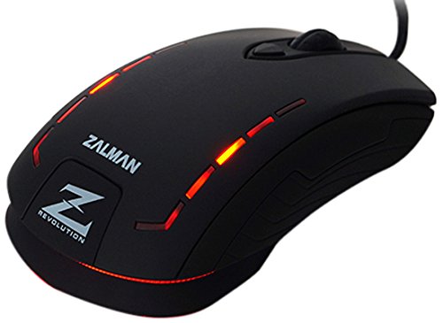 Zalman ZM-M401R Maus - Mäuse (USB, Gaming, Pressed buttons, Reifen, Optisch, PC/notebook)