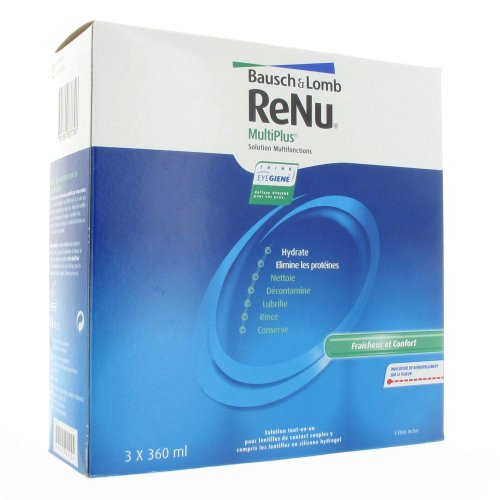 Bauch § Lomb Renu Solution Multifonctions 3x360 Ml
