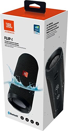 JBL Flip 4 Altavoz Bluetooth port  til - Negro