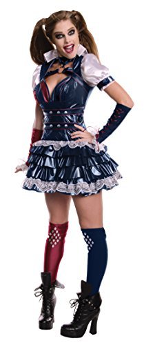 Fancy-Me-Damen-Sexy-Harley-Quinn-Batman-Bsewicht-Superheld-Halloween-Bchertag-Party-Kostm-Outfit-UK-6-18