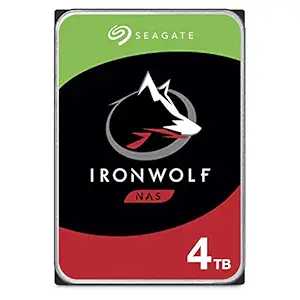 Seagate IronWolf NAS 5900RPM Internal SATA Hard Drive 4TB 6Gb/s 3.5-Inch - Frustration Free Packaging (ST4000VN008)