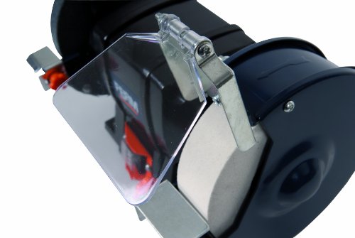 FERM BGM1020 Doppelschleifmaschine 250W – 150mm – Incl. P36 und P60 Schleifsteinen, Schutzbrille und Funkenfänger - 2
