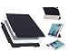 Produktbild Luch iPad 9.7 Zoll 2018 2017 Hülle, Ultradünn Smart Cover Kunstleder Case Schutzhülle Tasche + Transparent Matt Back Hardcase mit Multiständer Schlaf/Wach Funktion für iPad 9,7'' 2018 2017, Schwarz