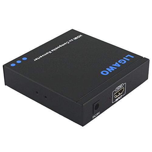 Ligawo ® HDMI zu Composite/ S-Video AV Konverter | HDMI zu Scart (optionaler Adapter) - 2