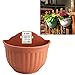 Produktbild XLDN-Gardening Gartengeräte Wandbehang-Töpfe Halbrunde Nachahmung Ieather Wandbehang Becken Indoor- und Outdoor-Topf-Töpfe