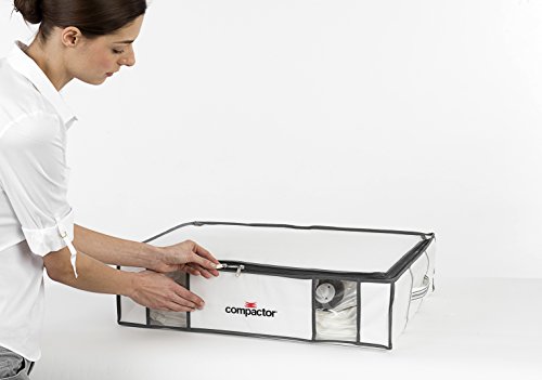 Compactor RAN3592 Unterbettkommode mit Vakuumbeutel, 50 x 65 x 15,5 cm, weiß - 6