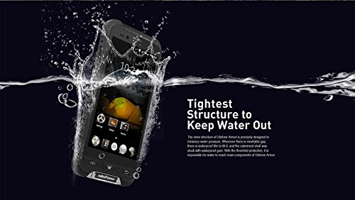 Ulefone ARMOR - 4.7 pollici Corning Gorilla Glass 3 schermo impermeabile antiurto antipolvere IP68 4G smartphone Android 6.0 Octa core a 1,3 GHz 3GB di RAM 32GB ROM 5MP + 13 MP fotocamera NFC GPS Slim corpo - arancia