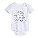 Produktbild Baby Infant Kleinkind Buchstabe-Druck Kurz Ärmel Strampelanzug Body Jumpsuit