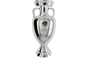 UEFA AmBallCom | Euro 2024 Alemania Replic trofeo | Diferentes tamaños | Embalaje de regalo | 3D | Zamak | Geschenk für den Fußballfan