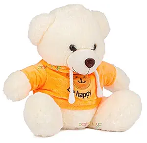 zest 4 toyz Super Soft Stuffed Plush Toy Cute Teddy Bear Toy Soft Animal Doll for Kids Babies Boys Girls & Birthday Return Gift ( 22.5 cm ) Ivory