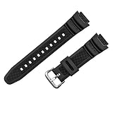 YoungerY G-Shock für AQ-S810W Silikonarmband-Sportuhr - Schwarz