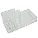Acrylic Transparent Makeup Box Organiser Cosmetic Display Storage Case 8 Tips
