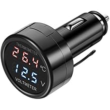 Thermomètre Analogique MISHITI 58mm Pour Voiture - Mécanique Sans Pile Avec Autocollant Double Face