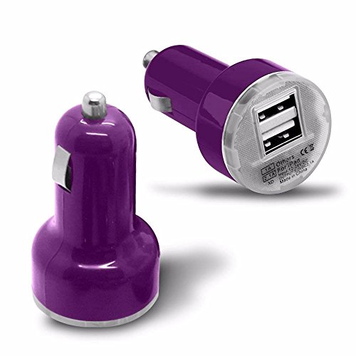 Spyrox – Sony Xperia X Compact KFZ-Ladegerät mit Typ C USB Daten / Ladekabel – Purple - 4