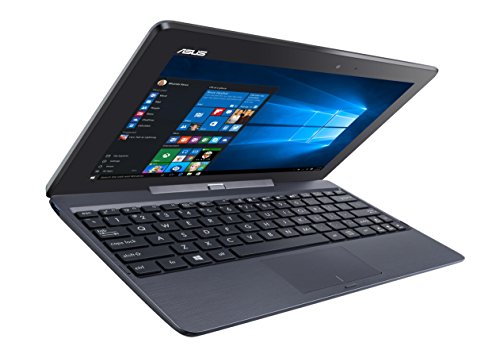 ASUS T100TAF 10 1 inch Convertible Notebook  Intel Atom Z3735F 1 33 GHz Processor  2 GB RAM  32 GB SSD  Integrated Graphics  Windows 10  - Black