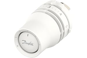 Danfoss Redia M30x1.5, Vanne thermostatique de radiateur avec soufflet thermostatique rempli de liquide et capteur intégré