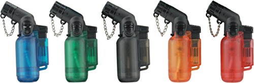 Jet Lighter - das Ultrakompakte Gasbrenner Feuerzeug hält jedem Sturm stand! Diverse Farben; Wiederaufladbar! Torch Lighter
