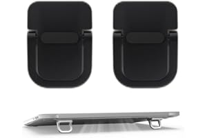 BTOSEP Mini podstawka pod laptopa, 2 przenośne stojaki na laptopa, na biurko, klawiaturę, uniwersalny uchwyt na komputer, do podróży służbowych