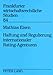 Haftung und Regulierung internationaler Rating-Agenturen (Frankfurter wirtschaftsrechtliche Studien, Band 84) by 