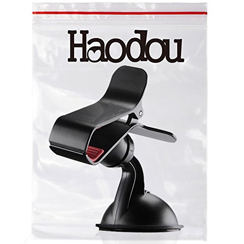 haodou supporto 360Â supporto del telefono cellulare supporto da auto per parabrezza auto parabrezza supporto universale per Samsung S8/S7Â Edge, iPhone 7/6S/6/SE/5S/5Â e altri smartphone