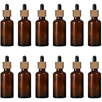 Lot De 20 Flacons Compte-Gouttes Verre Ambré 50 Ml - Avec Pipette, Étiquettes, Entonnoir - Huiles Essentielles