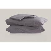 Sleeptown Celia Pamuk Luxury Yıkanabilir Mevsimlik Otel Nevresimi Tek Kişilik Nevresim 160x220 Antrasit