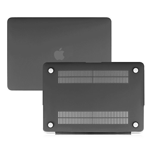 Fintie MacBook Air 13 Hülle – Ultra Slim Hochwertige Matt Gummierte Hartschale Tasche Schutzhülle Snap Case für Apple MacBook Air 13.3 Zoll (A1466 / A1369) , Grau - 5