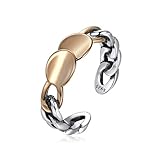 💕 Anillo con embalaje de 1 paño abrillantador anti-deslustre de plata, 1 bolsillo negro de terciopelo, y 1 cajita azul de almacenamiento.