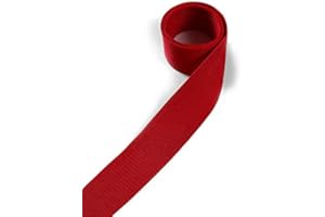 Fettuccia da 1buy3 di polipropilene, alta 25 mm e lunga 4 metri, colore: 7 - Rosso | anche alta 20mm, 30mm, 40mm o 50mm | 4 o 12 metri di lunghezza | 30 colori