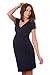 New Maternity Cocktail Dress V-Neck Pregnancy Clothing Wear Size 8 10 12 14 5416 Variety of Colours (8/S, Navy)
