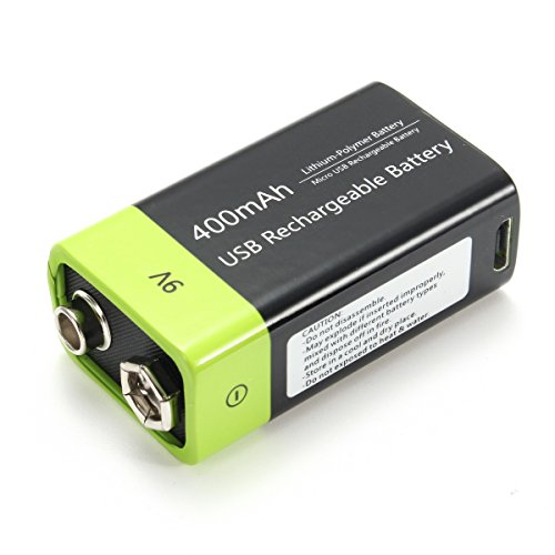 Preisvergleich Produktbild REALACC S19 Akku USB Aufladbare Batterie 9V 400mAh Lipo Battery