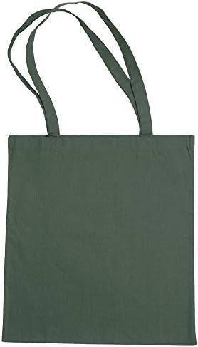 Jassz Bags "Beech" Cotton Large Handle Shopping Bag / Tote (One Size) (Military Green)