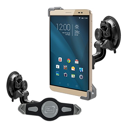 kwmobile KFZ Scheiben Halterung für Huawei MediaPad X2 7.0 – PKW Auto Halter mit Saugnapf in Schwarz - 5