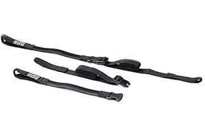 ROK Straps SW-MOTECH 2 Adjustable Straps. Black. 500-1500 mm